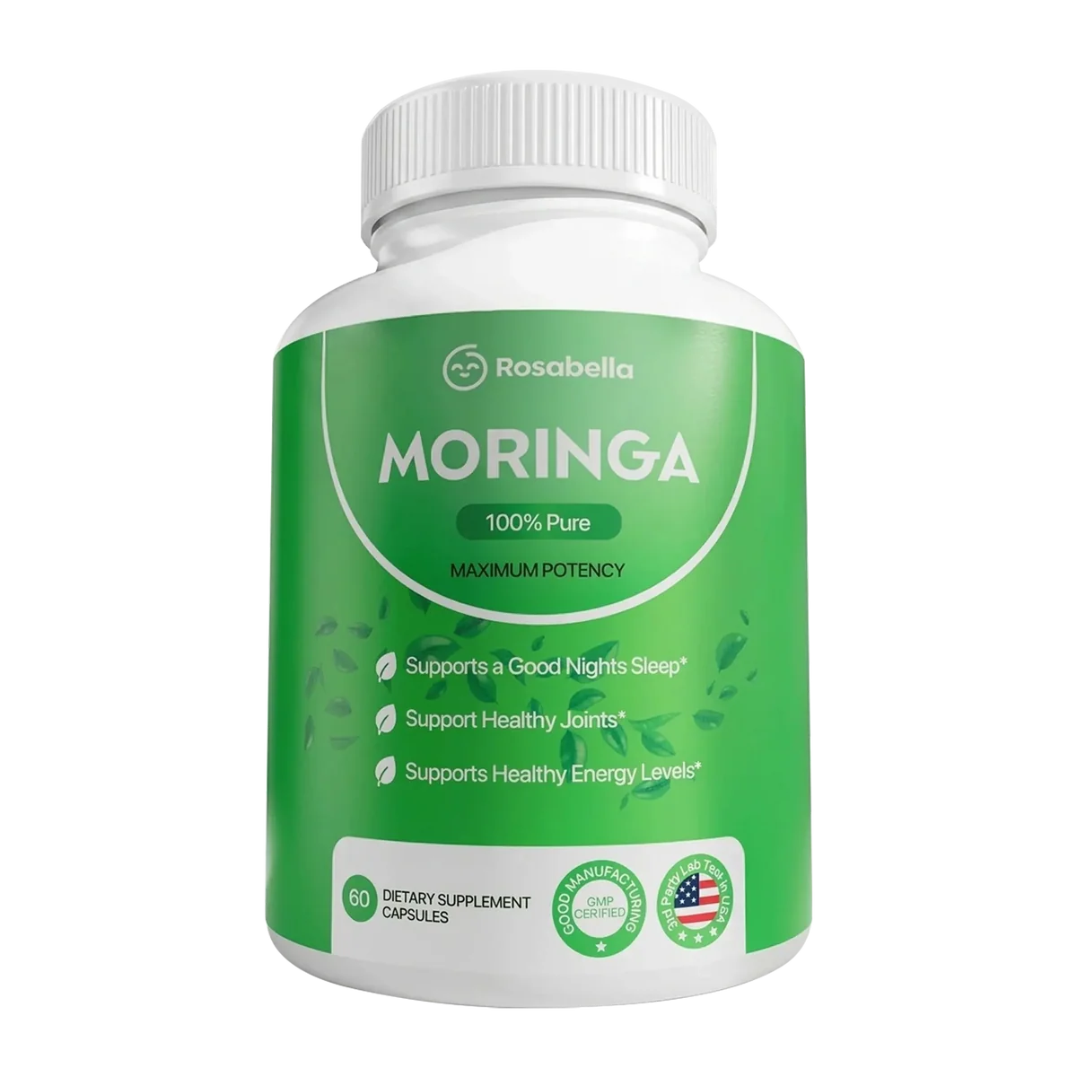 Rosabella Moringa Powder Capsules